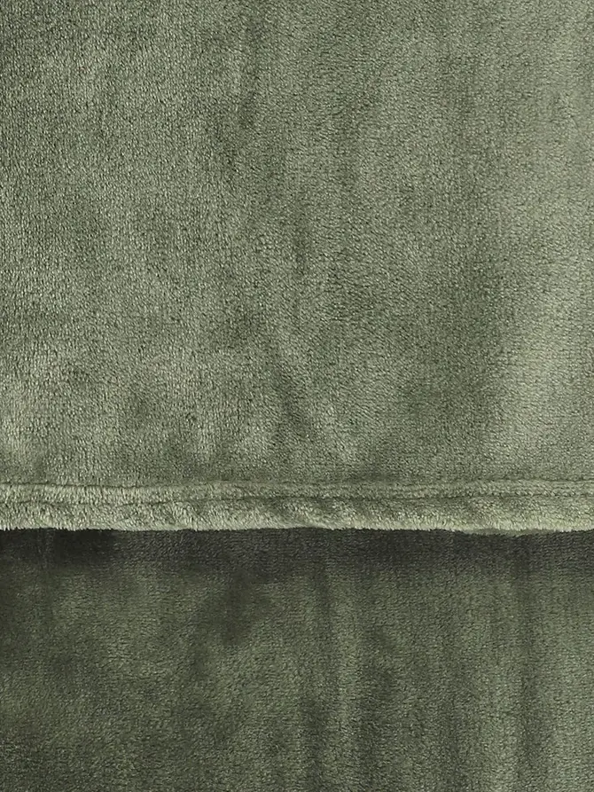 Koc ROTE gruby oliwkowy 150x200 cm
