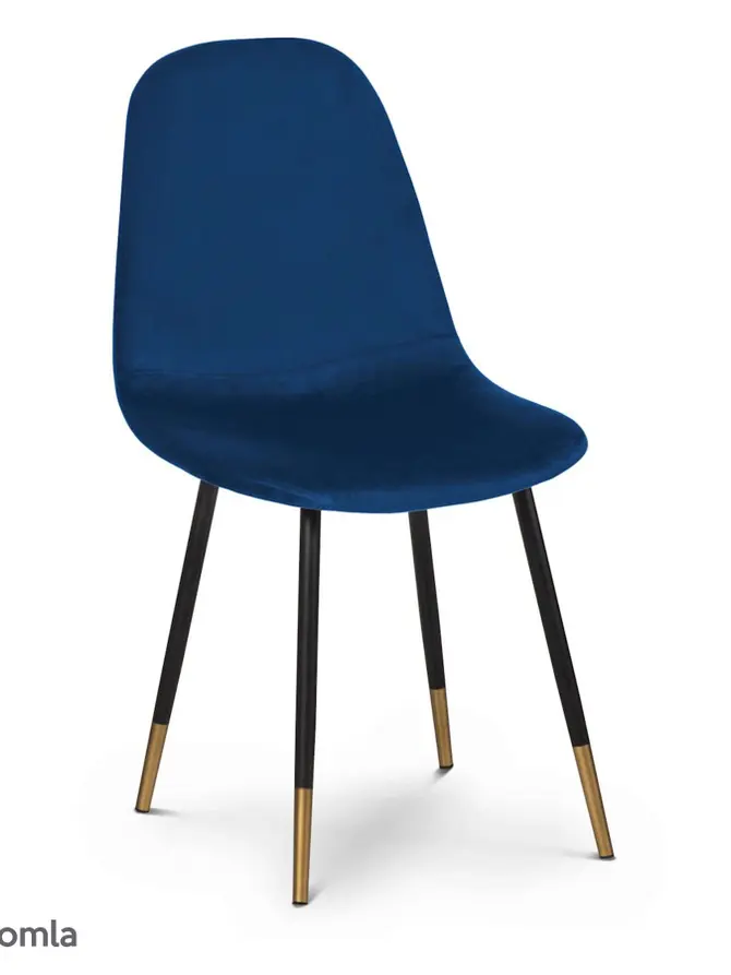 EC Granatowe krzesło NOIR ROU 87x44cm ALL 926772