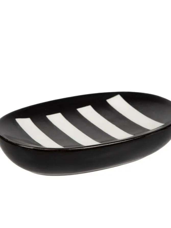 Mydelniczka ZENA w paski 13x8,8x3 cm