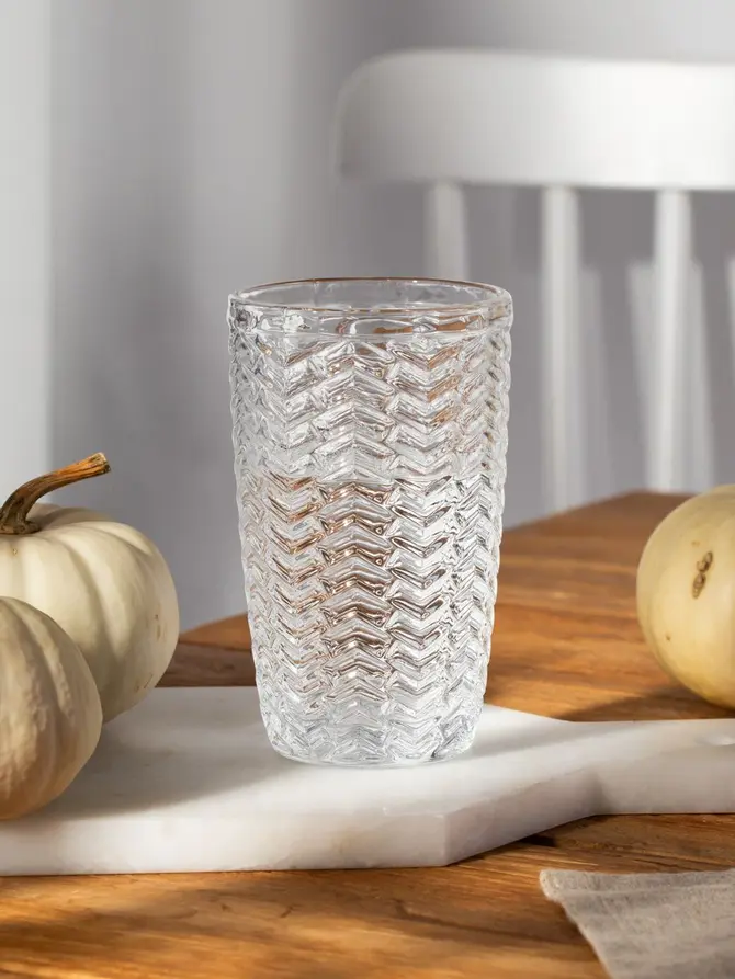 Zestaw szklanek LUNNIS wysoka transparentna, 4 szt. 0,35 l
