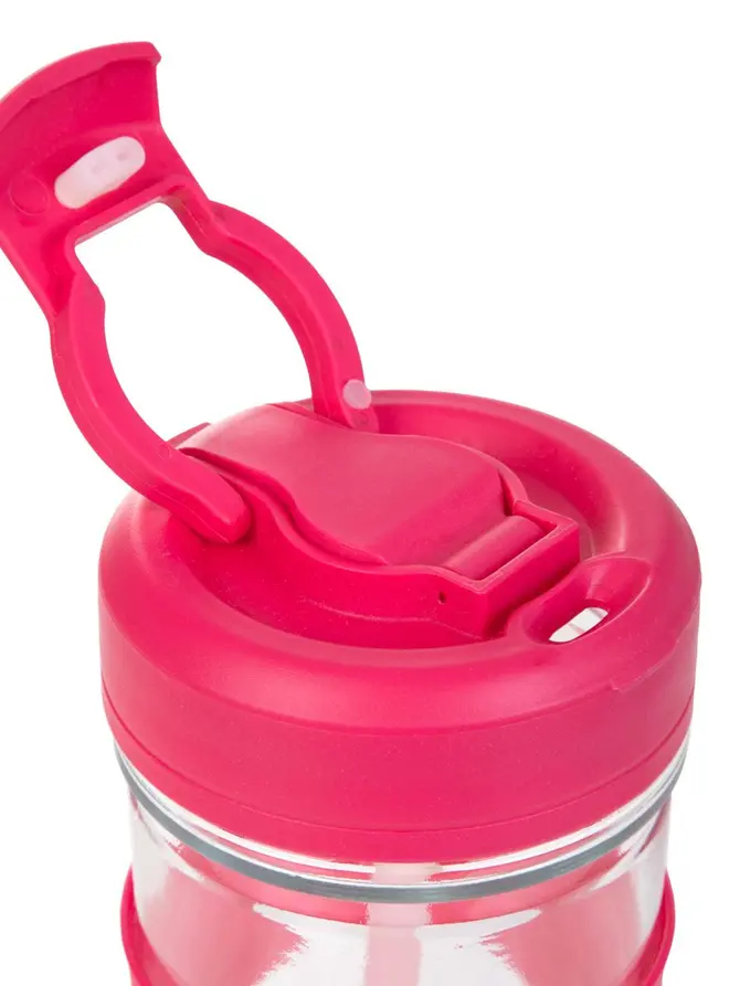Kubek IDEUS SUMMER szklany różowy 0,5 l