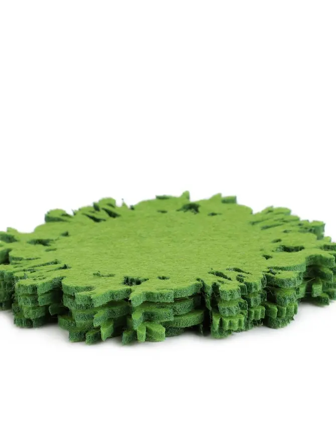 Komplet 4 szt. podkładek LAGO zielona 11cm