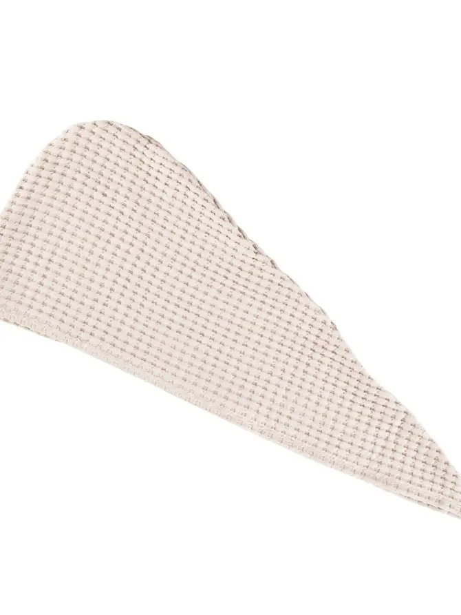 Turban VAFFEL Bawełniany beżowy 25x75 cm