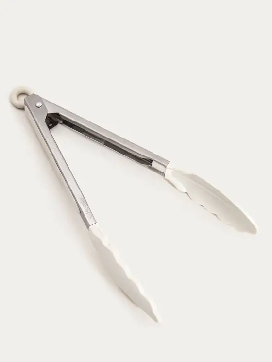 Szczypce MOLLIS kuchenne śmietankowe 27 cm