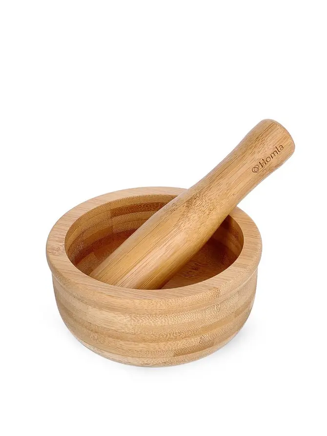 Moździerz BAMBOU bambusowy 12x6 cm