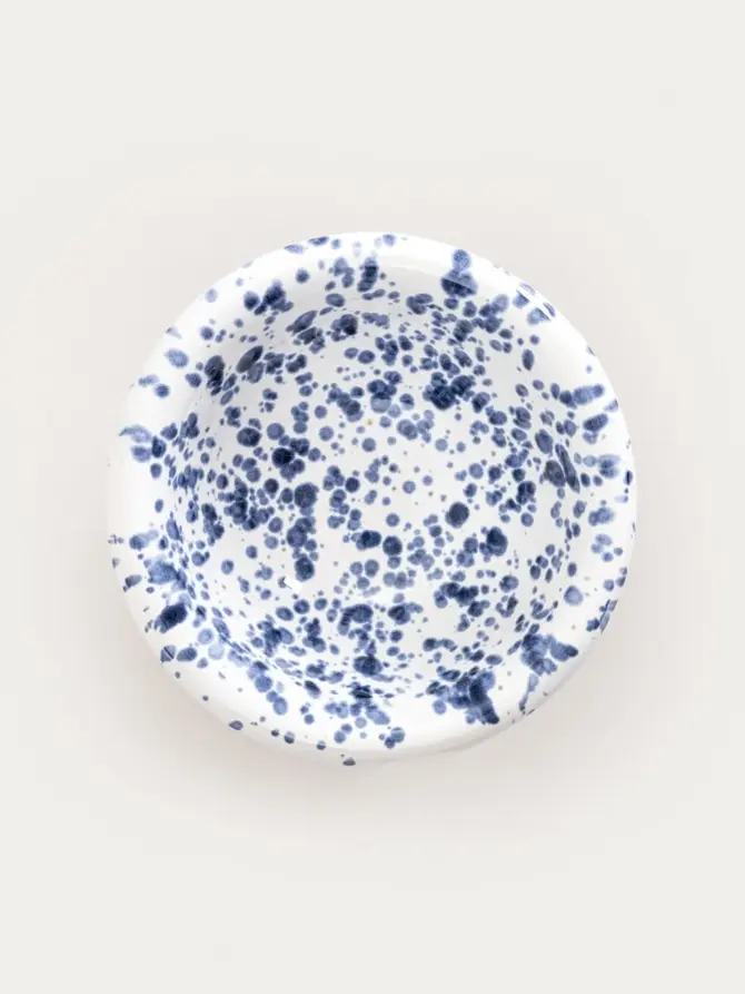 Miska WILORA nakrapiana granatowa 18x7 cm