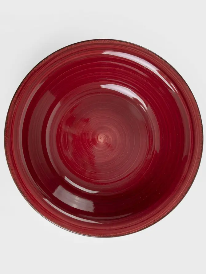 Zestaw talerzy OBLAN głębokich bordowych, 4 szt. 21 cm