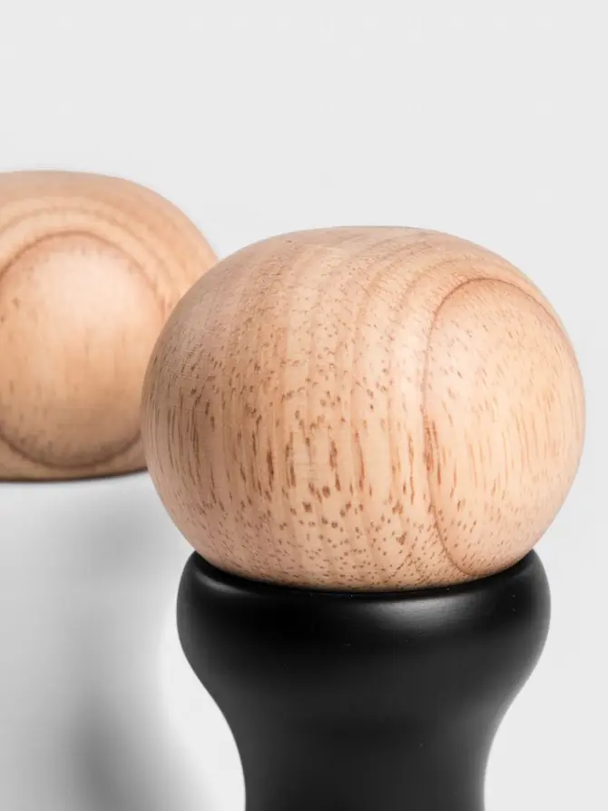 Zestaw młynków NEWGRIND 2 szt., biały i czarny 15,5 cm