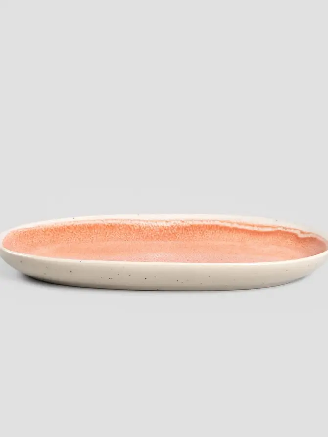 Półmisek SEDANO owalny koralowy 18 cm