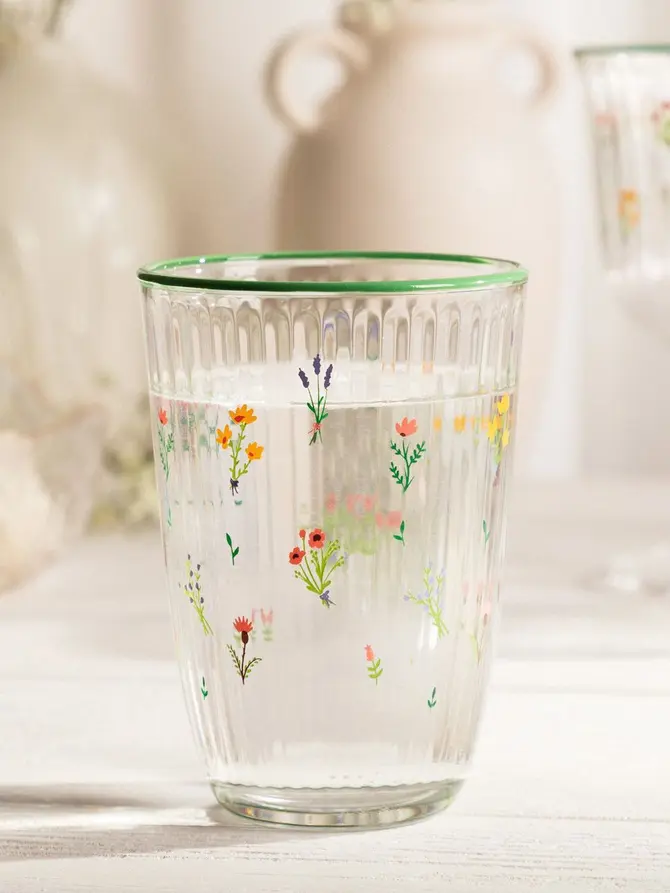 Szklanka GARDINO wysoka w kwiaty 0,38 l