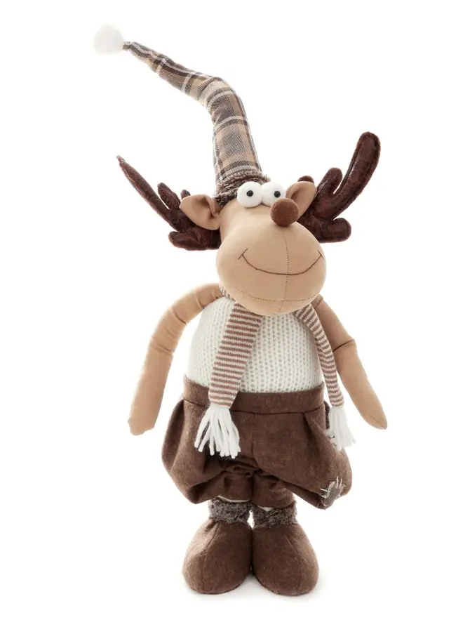 Skrzat SARINO renifer beżowy stojący 81 cm