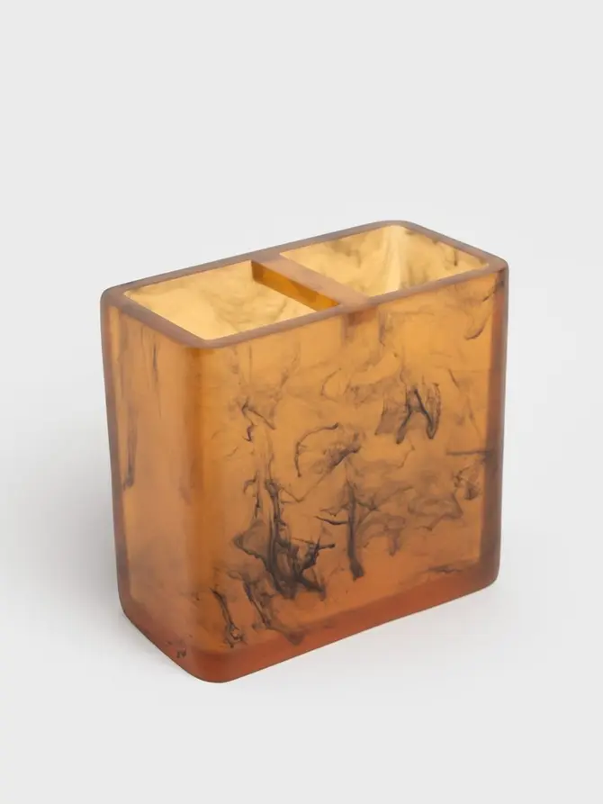 Kubek DORIA na szczoteczki do zębów 11,5x6 cm