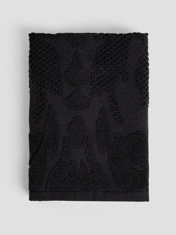 Ręcznik SOGU Żakardowy czarny 50x90 cm