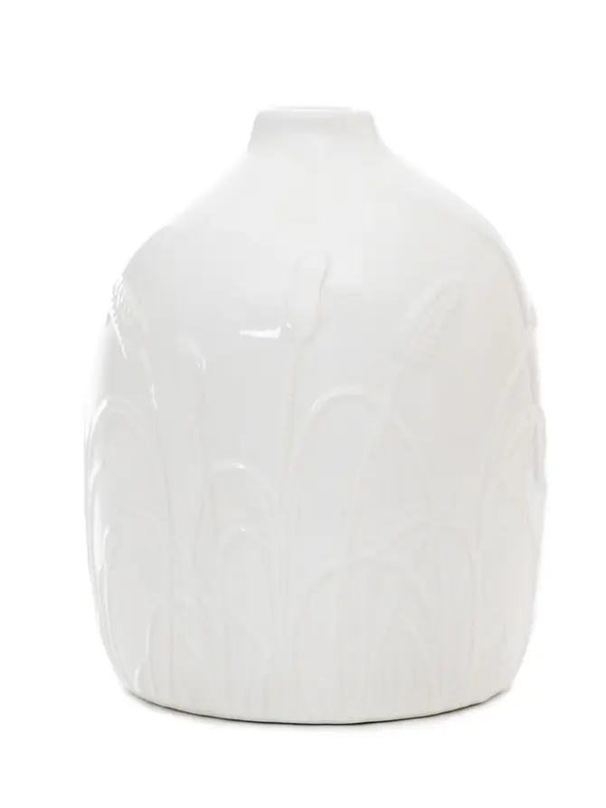Wazon MEADOW ceramiczny ecru 15x18 cm
