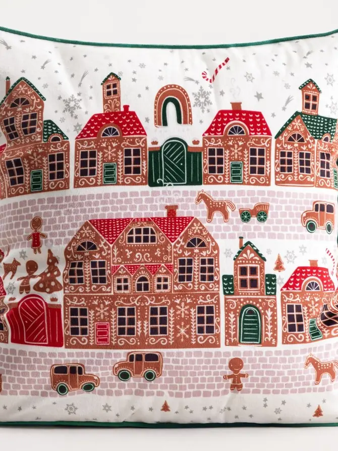 Poszewka LAPLAND w domki 45x45 cm