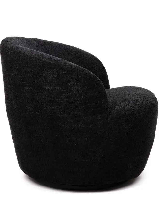 Fotel SVINGEN obrotowy czarny 65.5x77x69cm