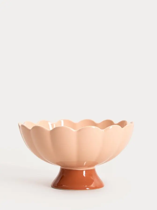 Patera BRISA do serwowania w kształcie kwiatka 21x12 cm