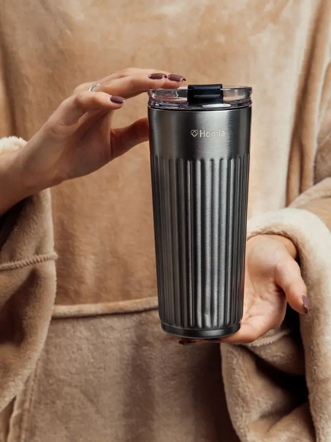 Kubek termiczny TOLEO srebrny 0,5 l