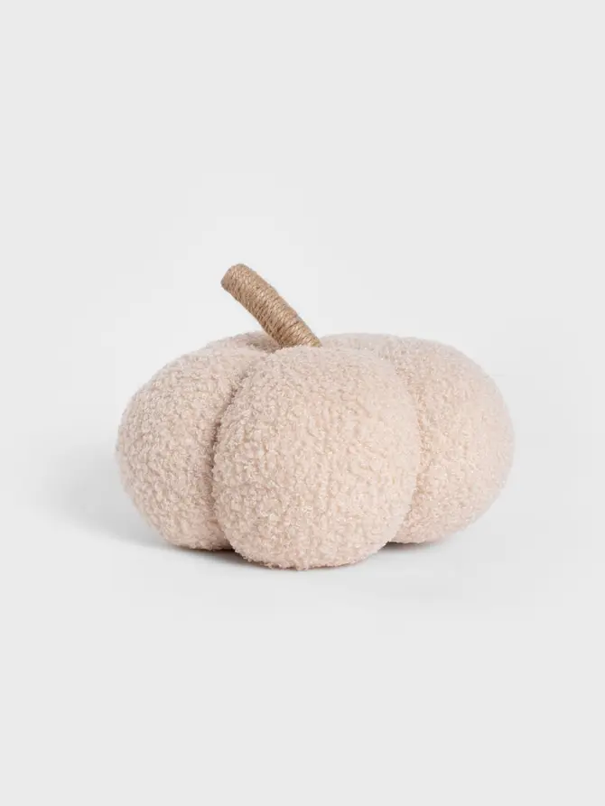 Dynia PUMPKIN pluszowa beżowa 22x12 cm