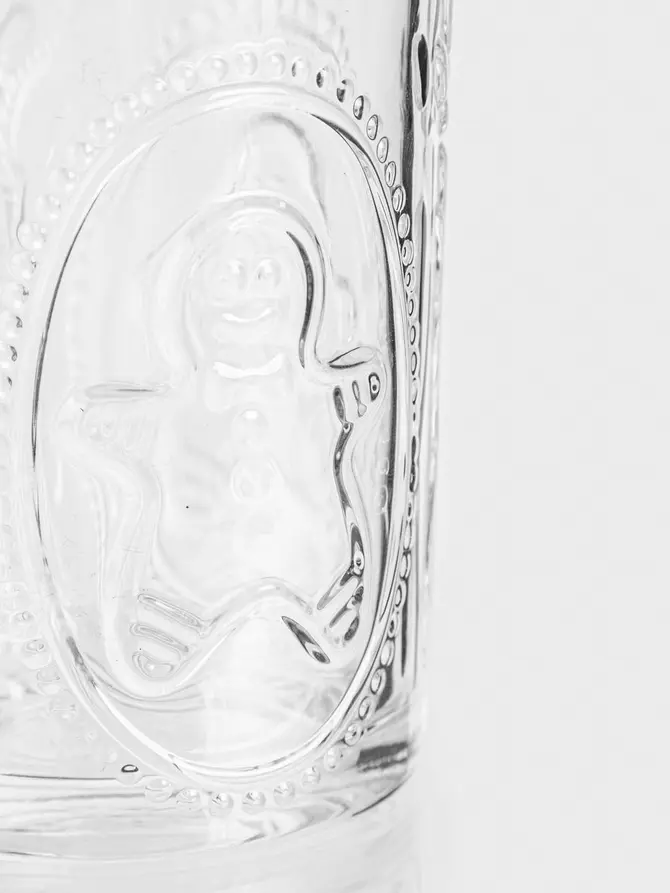 Szklanka TINGO transparentna ze wzorem 0,4 l