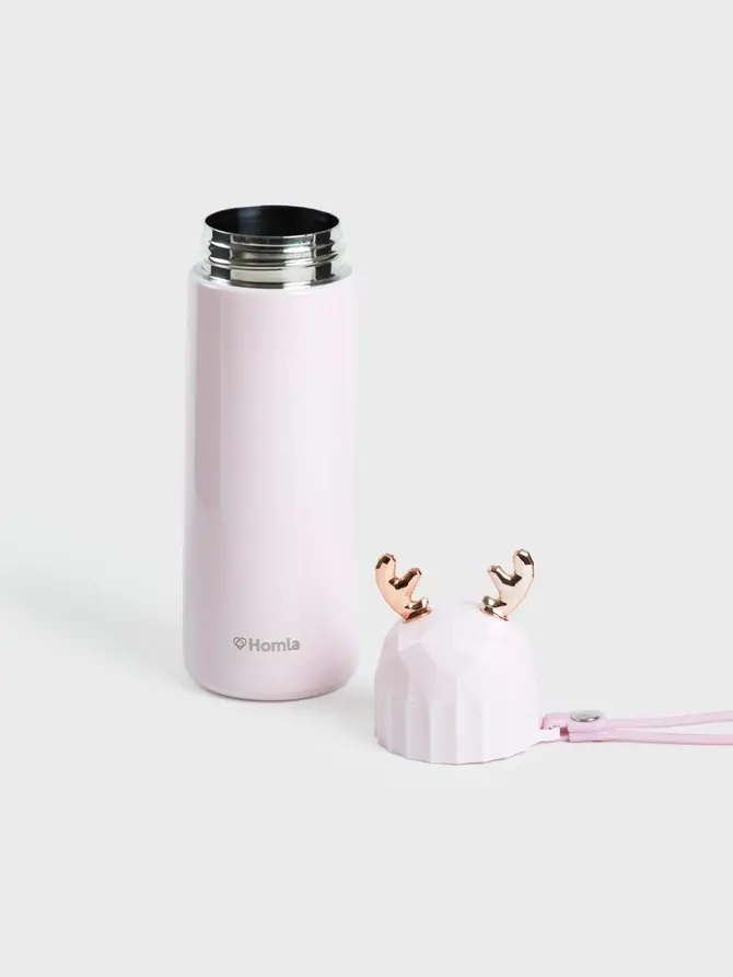 Termos GATTO różowy renifer 0,38 l