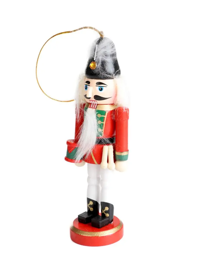 Zestaw zawieszek NUTCRACKER czerwony dziadek 3 szt. 13 cm