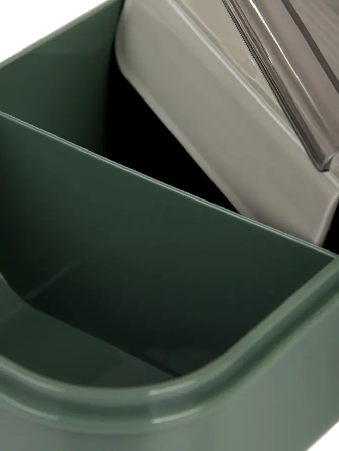Lunchbox BOXIE ze sztućcami zielony 0.54
