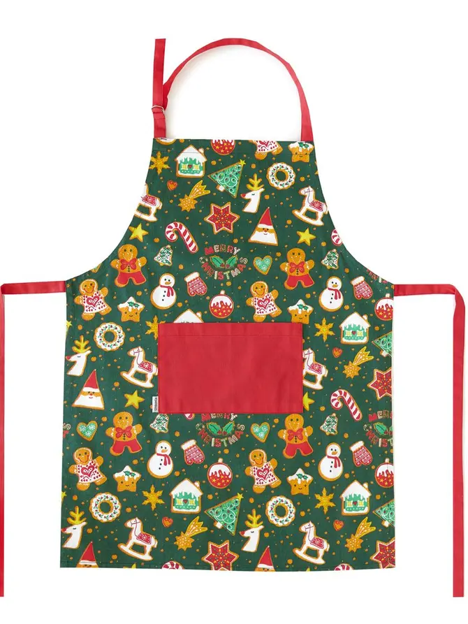 Fartuch kuchenny GRINCHY w pierniki 60x80 cm