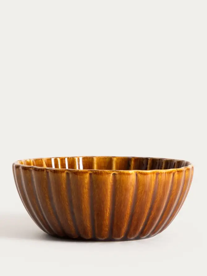 Miska MELIDA bursztynowa 16 cm