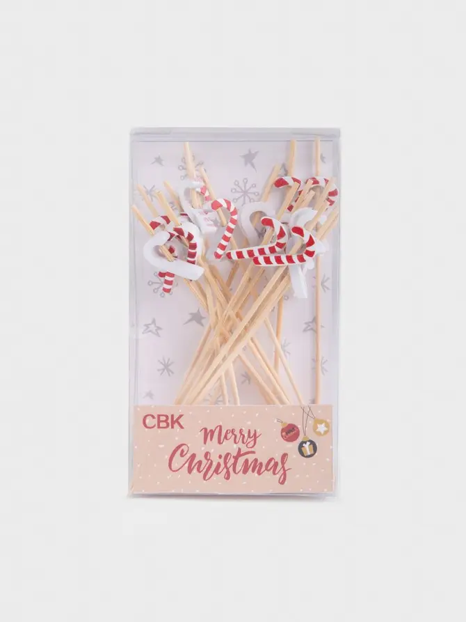 Patyczki MIMI XMAS do przekąsek laski 20 szt.