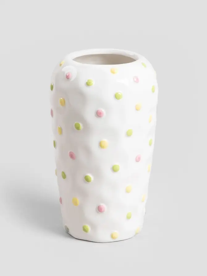 Wazon DOT z kropkami 12x20 cm