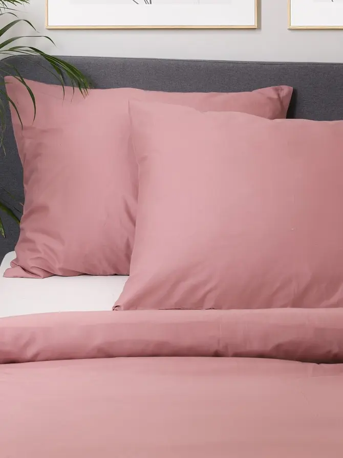 Pościel VELISE bawełniana brudny róż 160x200 cm