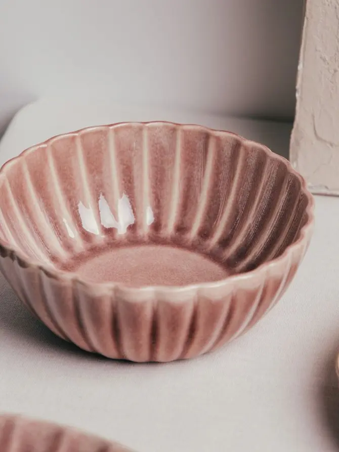 Miska MELIDA różowa 16 cm