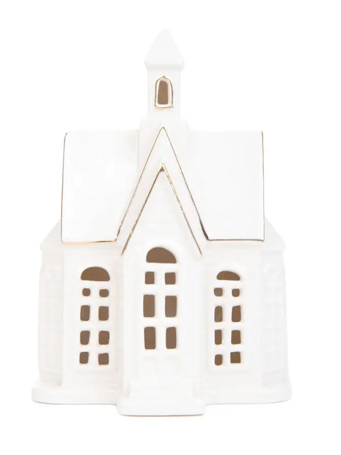 Domek LED KANIA kościółek 11x7x15,5 cm