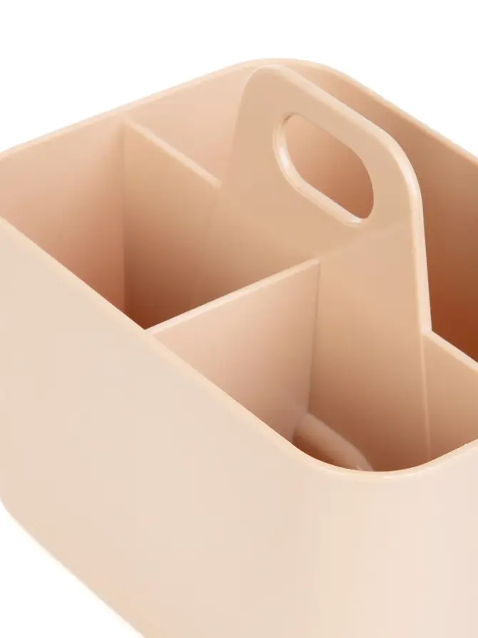 Organizer DELYTH plastikowy różowy mały 15x10,8x13,5 cm