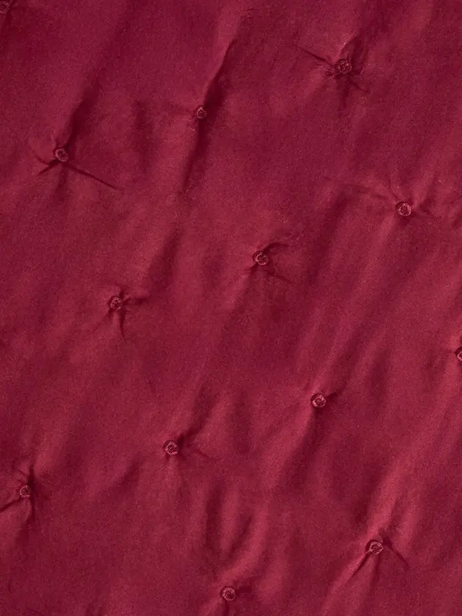 Narzuta QUILLY pikowana burgundowa 200x220cm