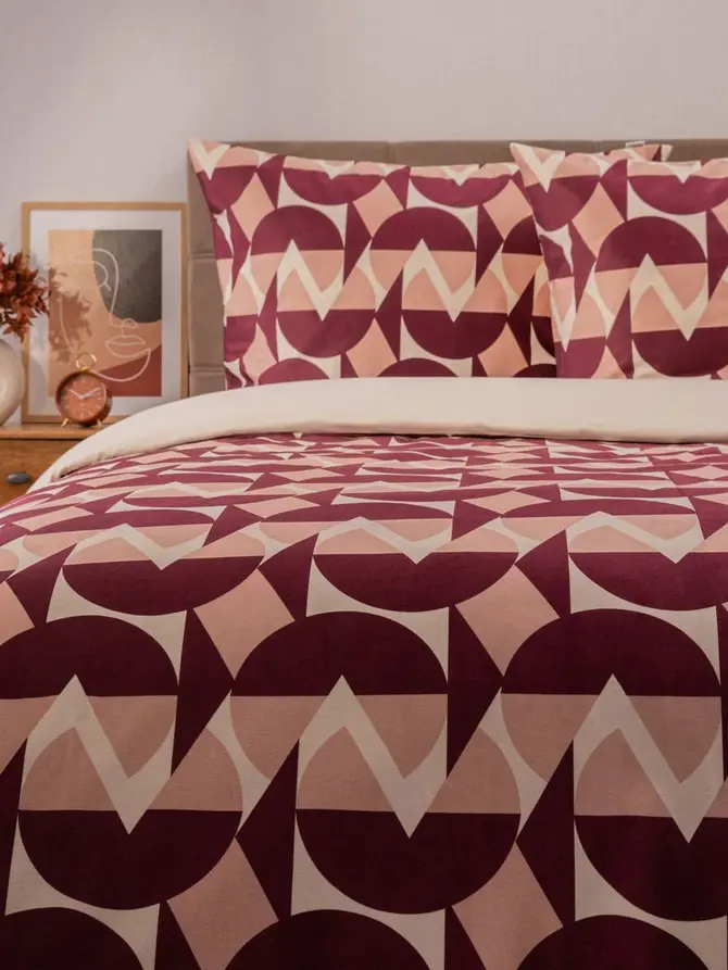 Pościel CHERRY CHIC welwetowa ze wzorem 140x200 + 1*70x80 cm