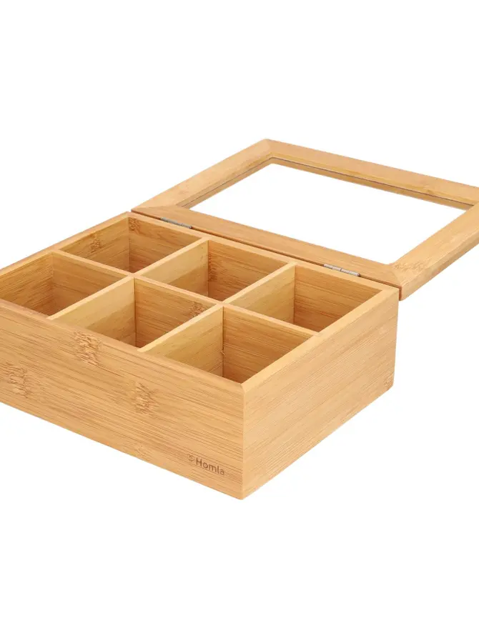 Organizer BAMBOU zamykany bambusowy 21x16 cm