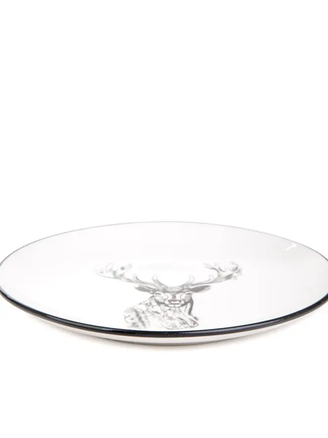 Talerz REINDEER deserowy z jeleniem 19 cm
