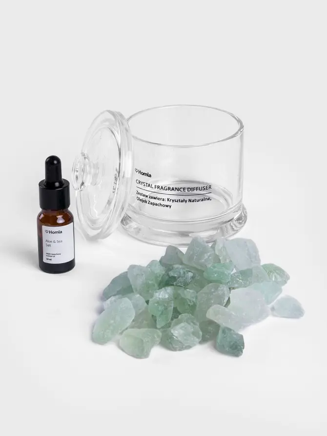 Zestaw zapachowy SERENITY Aloe & Sea Salt 300 g + 10 ml