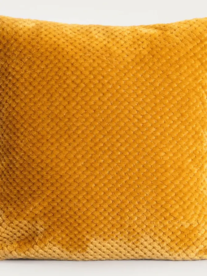 Poszewka NOAH ziarnka ryżu musztardowa, zestaw 2 szt. 45x45 cm