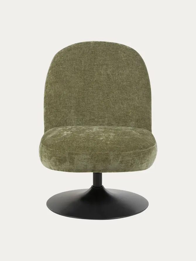 Fotel LIGNERO obrotowy zielony 61x75,5x84 cm