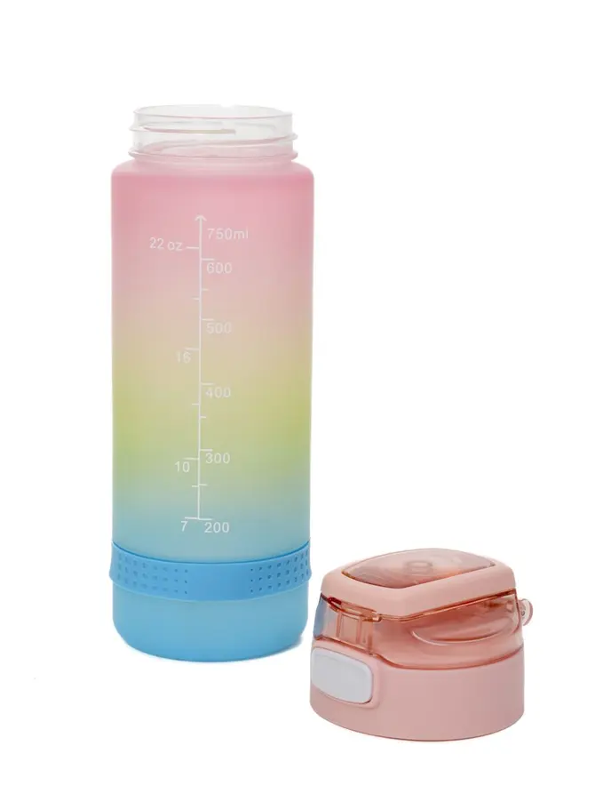Butelka bidon OMBRE różowo-niebieska 700 ml
