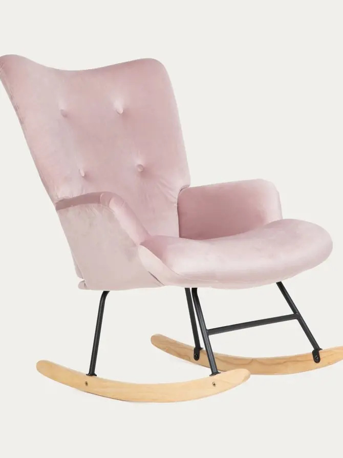 Fotel MOSS bujany różowy 72x73x92 cm