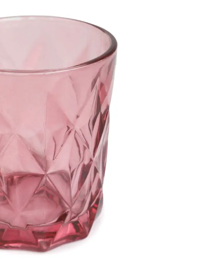Zestaw szklanek LUNNA różowych 4 szt. 0,29 l