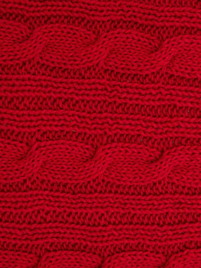Poszewka NEW MJOLBY poszewka dzianinowa bordowy 45x45 cm