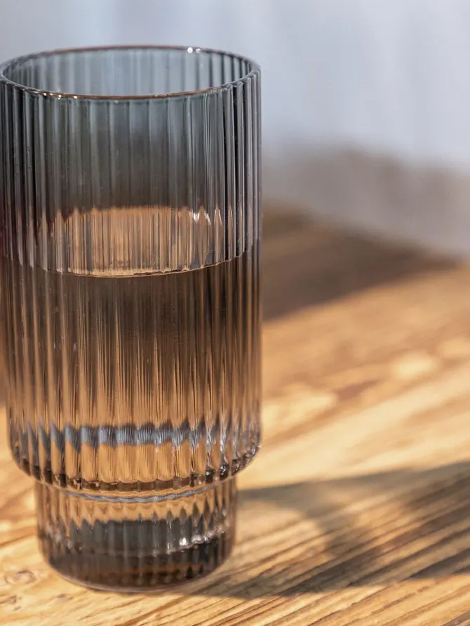 Szklanka LYNN piętrowana szara wysoka 0,3 l