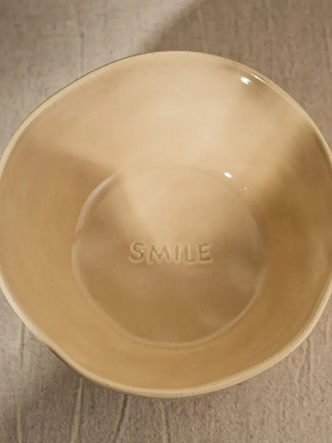 Miska ISERNIA beżowa 18 cm