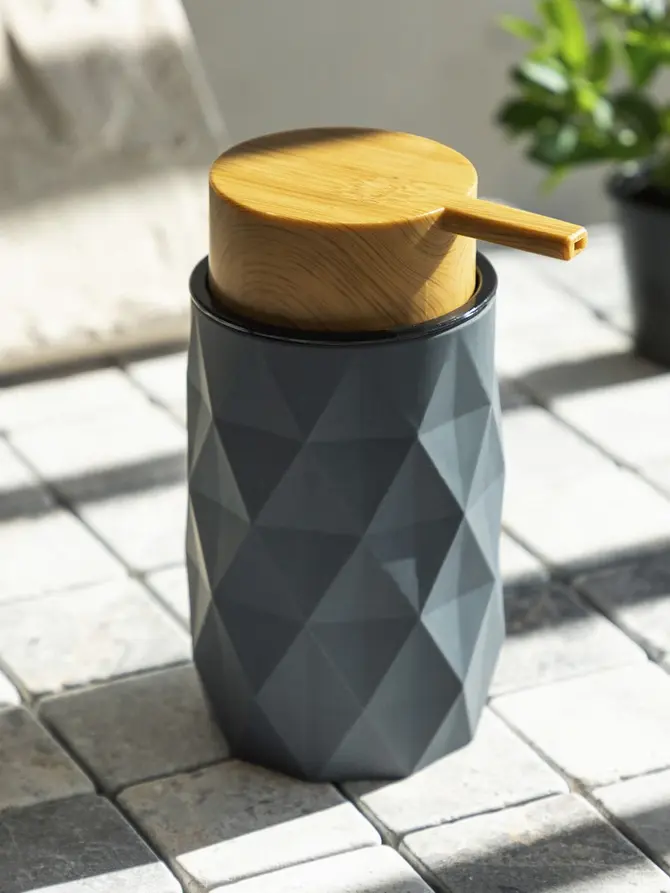 Dozownik DIAMI grafitowy 7,5x14,4 cm