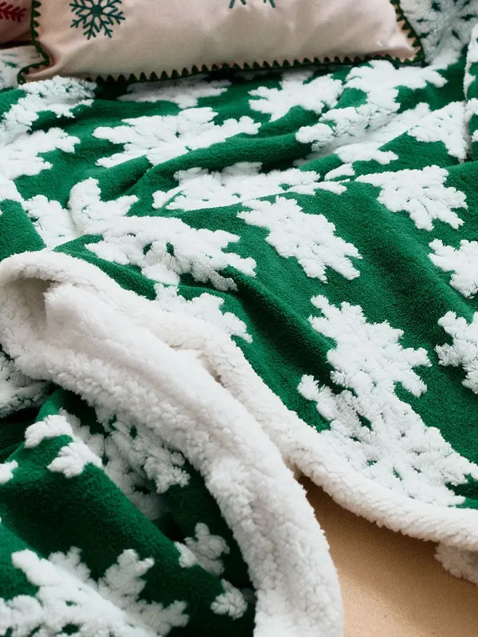 Koc MITTENS w gwiazdy zielony 150x200 cm